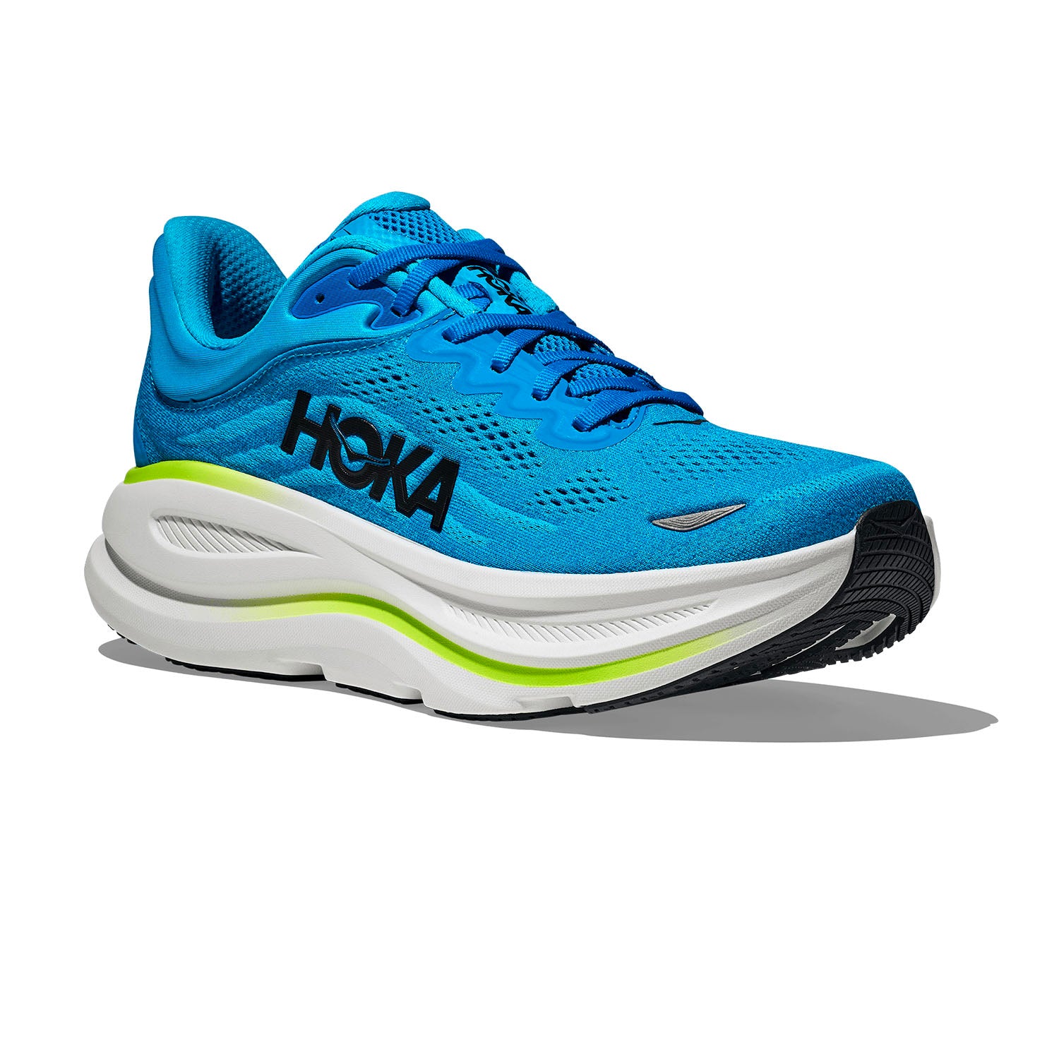 Hoka Bondi 9 Running Shoe Men - Skyward Blue / Blue
