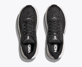 Hoka Clifton 10 Running Shoe Wide Men - Black/White Running Shoes Hoka