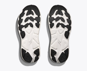 Hoka Clifton 10 Running Shoe Wide Men - Black/White Running Shoes Hoka