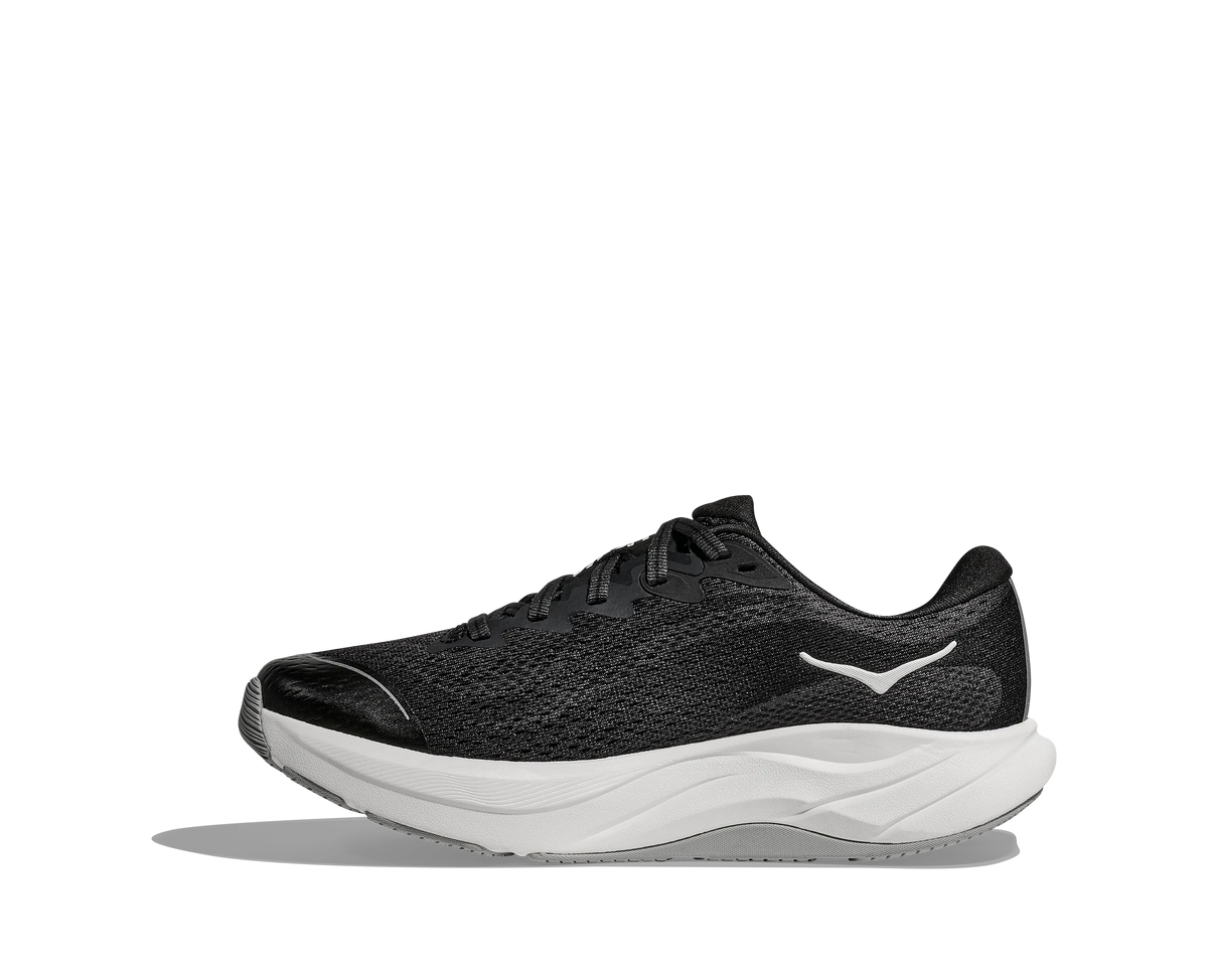 Hoka Rincon 4 Big Kids Running Shoe - Black/White Running Shoes Hoka