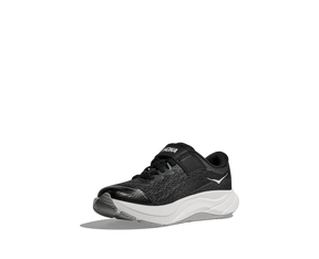 Hoka Rincon 4 Little Kids Shoe - Black/White Running Shoes Hoka