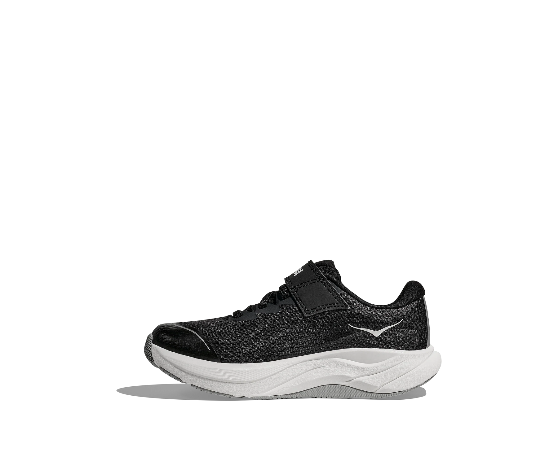Hoka Rincon 4 Little Kids Shoe - Black/White Running Shoes Hoka