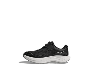 Hoka Rincon 4 Little Kids Shoe - Black/White Running Shoes Hoka