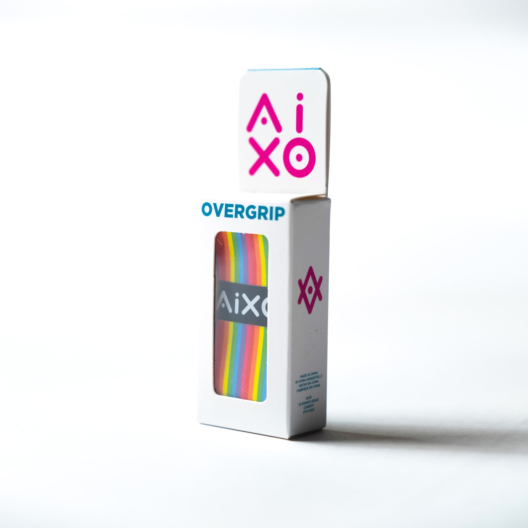 Aixo Rainbow Stripe Tacky Overgrip