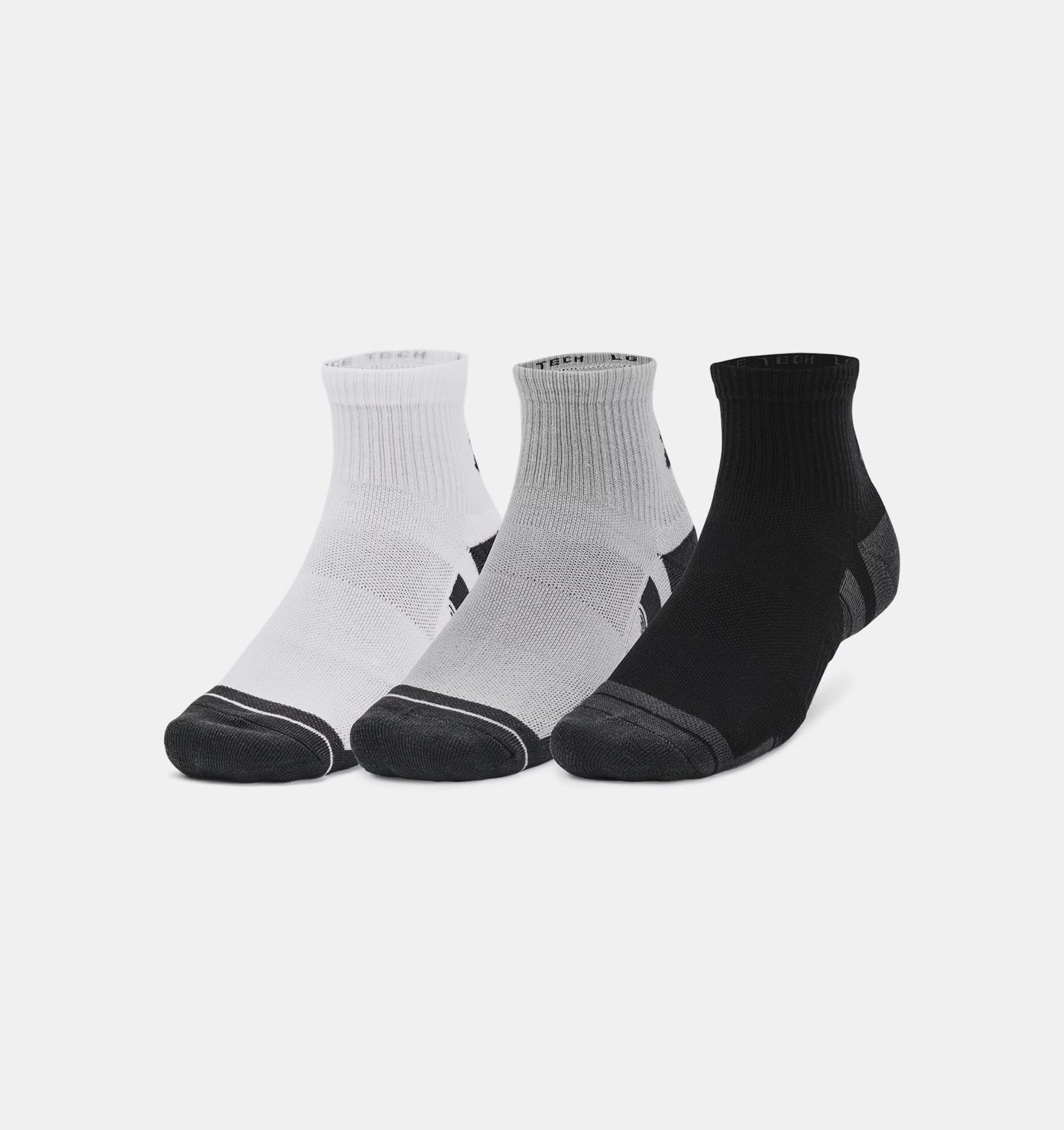 Under Armour Performance Tech 3pk Quarter Socks 1379510