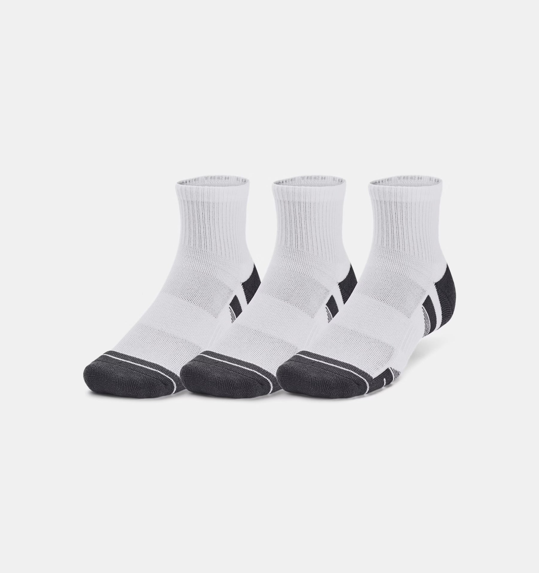 Under Armour Performance Tech 3pk Quarter Socks 1379510