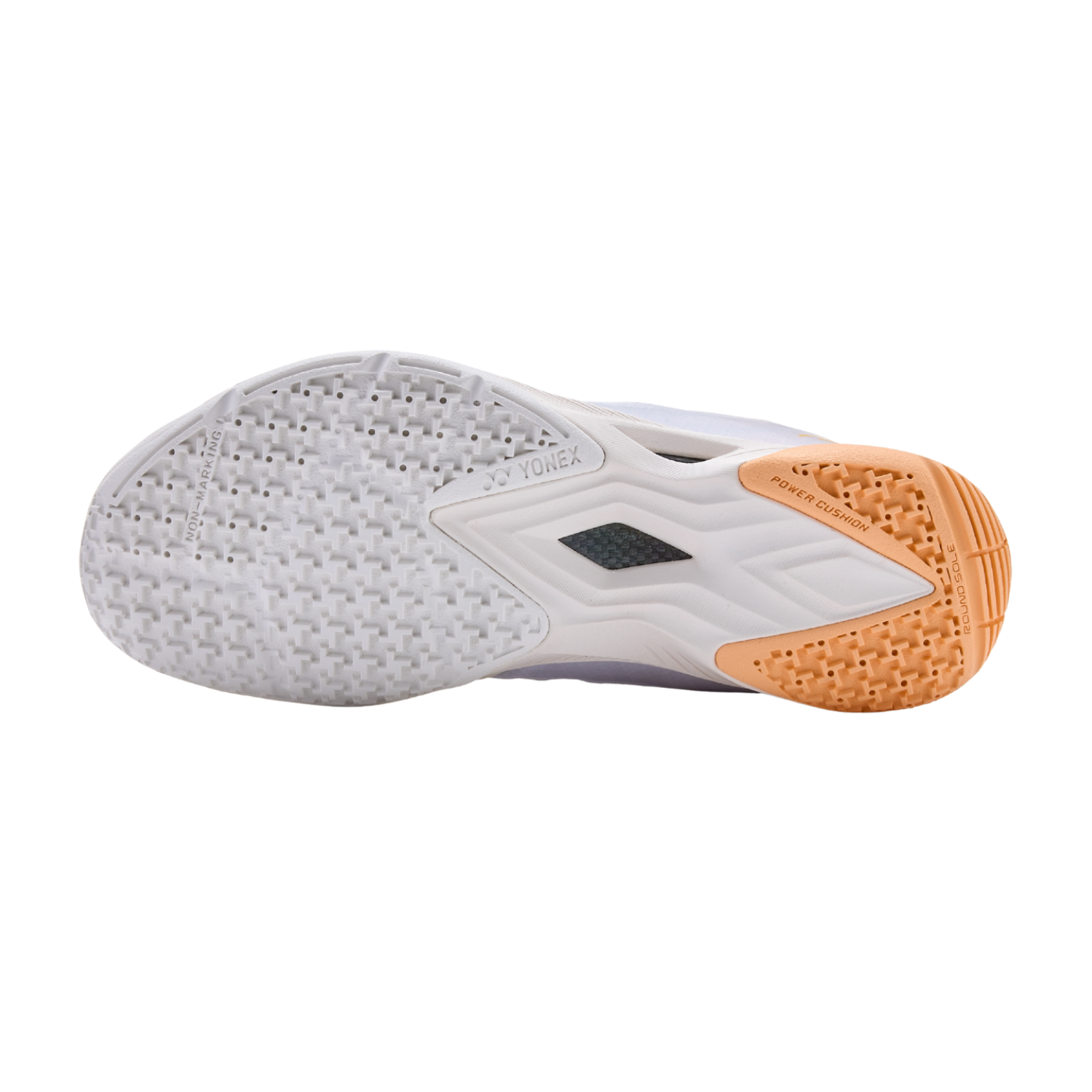 Yonex Power Cushion Aerus Z2 Badminton Shoes Women - White/Orange Badminton Shoes Yonex