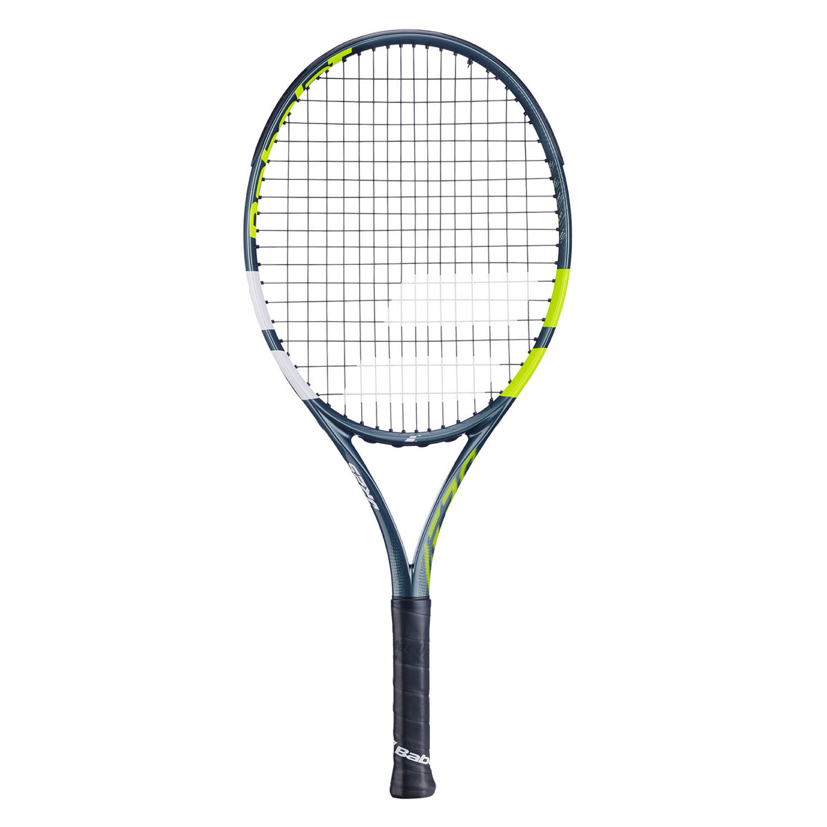 Babolat Aero Junior 25 2026 Tennis Racket Strung - Grey/Yellow Grey Yellow 25" Tennis Rackets Babolat
