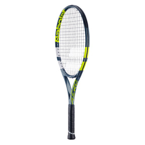 Babolat Aero Junior 25 2026 Tennis Racket Strung - Grey/Yellow Tennis Rackets Babolat