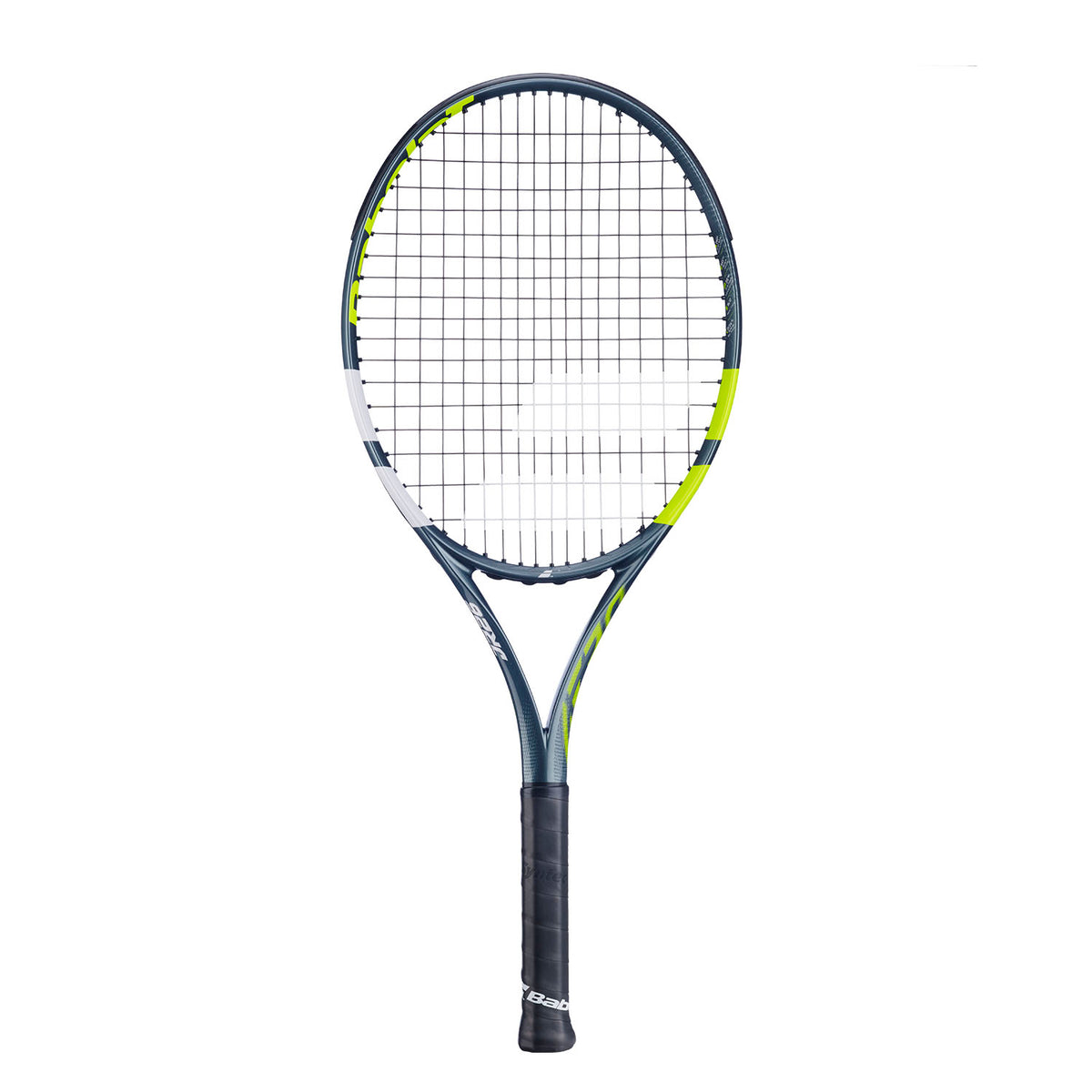 Babolat Aero Junior 26 2026 Tennis Racket Strung - Grey/Yellow Grey Yellow 26" Tennis Rackets Babolat