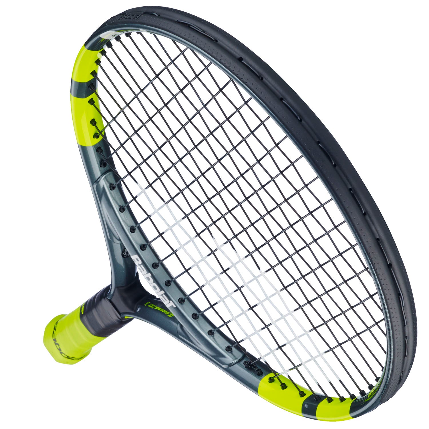 Babolat Carlitos Junior 21 2026 Tennis Racket Strung - Grey/Yellow 140522 by Babolat