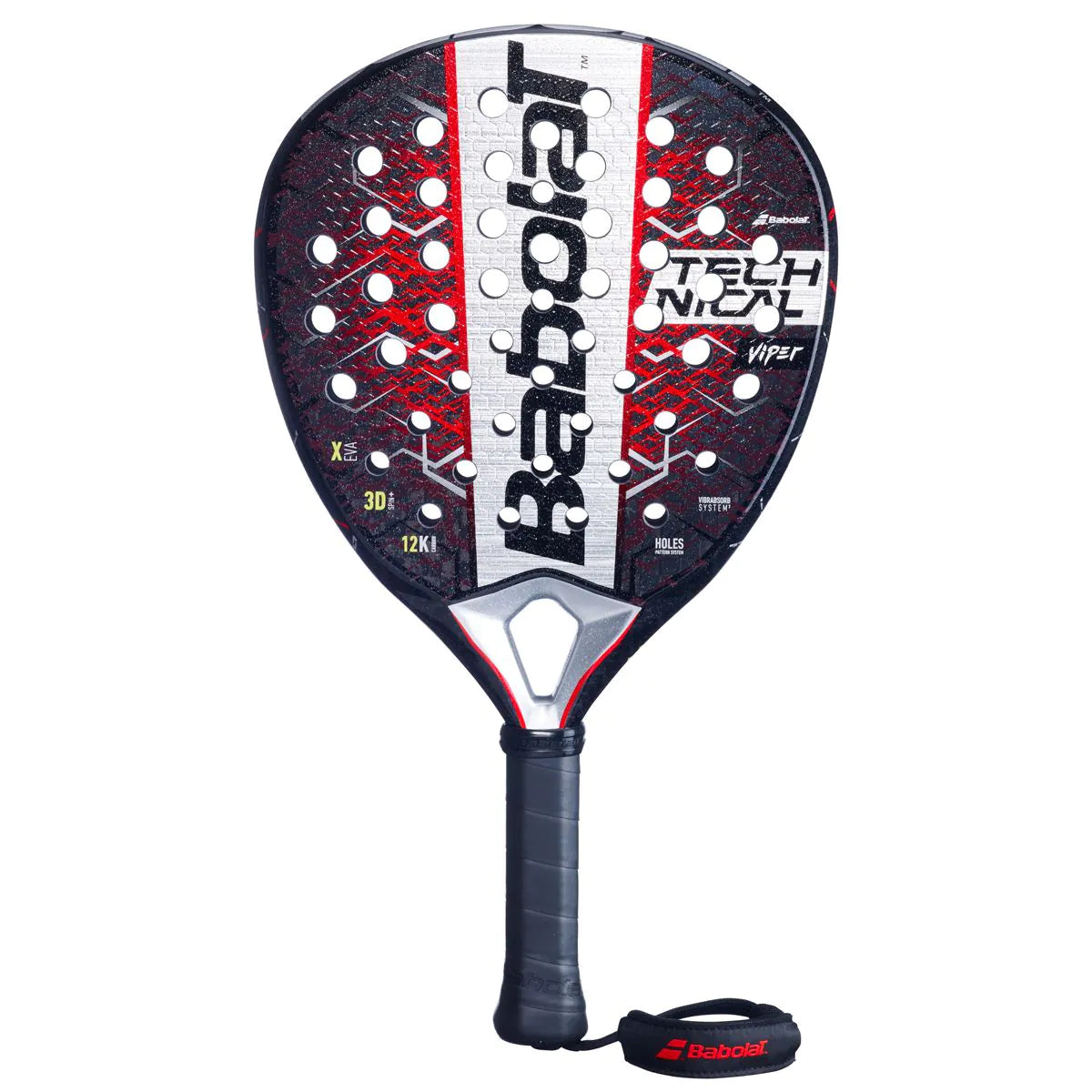 Babolat Technical Viper 2025 Padel Racket - Black/Red