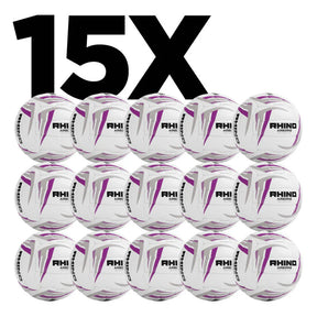 Rhino Airbourne Netball Box of 15 Netball Ball Rhino