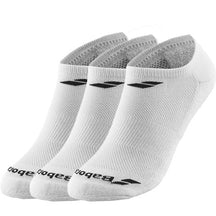 Babolat Invisible Socks 3 Pack Unisex - White