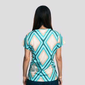 [Pre-Order] Yonex CNY2025 Diamond Training Top Women Jade/Ivory