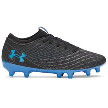 Under Armour Magnetico Select 5 FG Football Shoe Unisex - Black/Blue