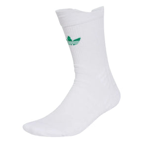 Adidas Tennis Crew Socks Unisex - White White Green Clothing adidas