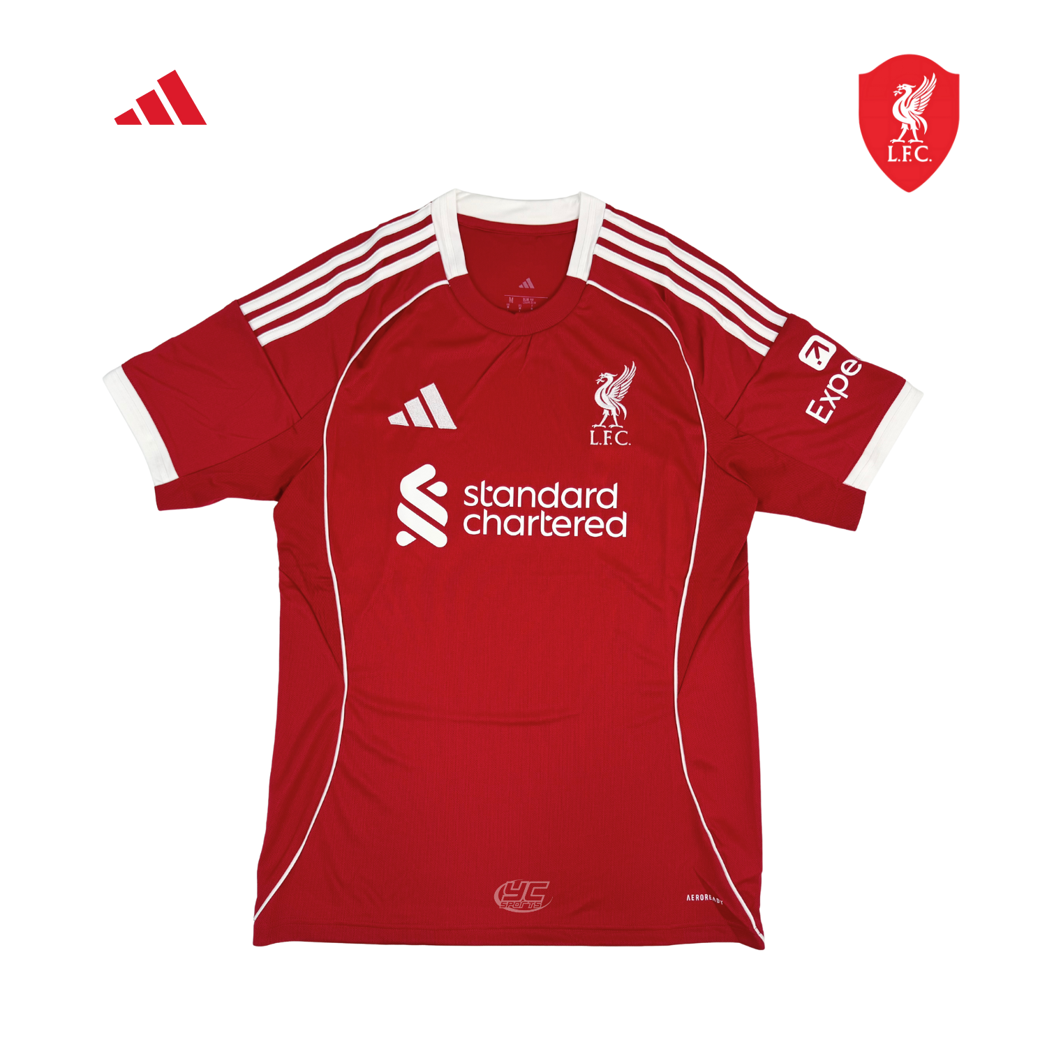 Adidas Liverpool F.C. 25/26 Home Jersey Men- Red