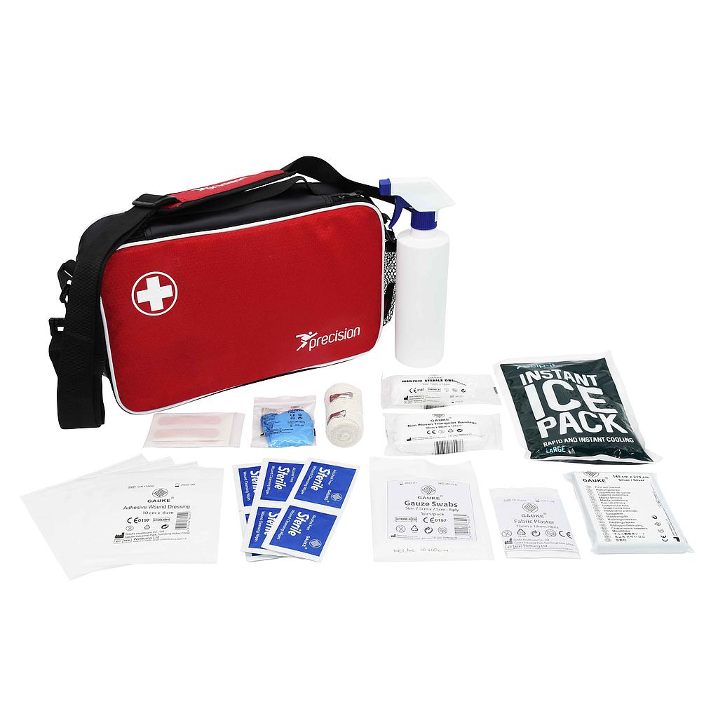 Precision Pro HX Academy Medi Bag + Medical Kit B, Red/Black