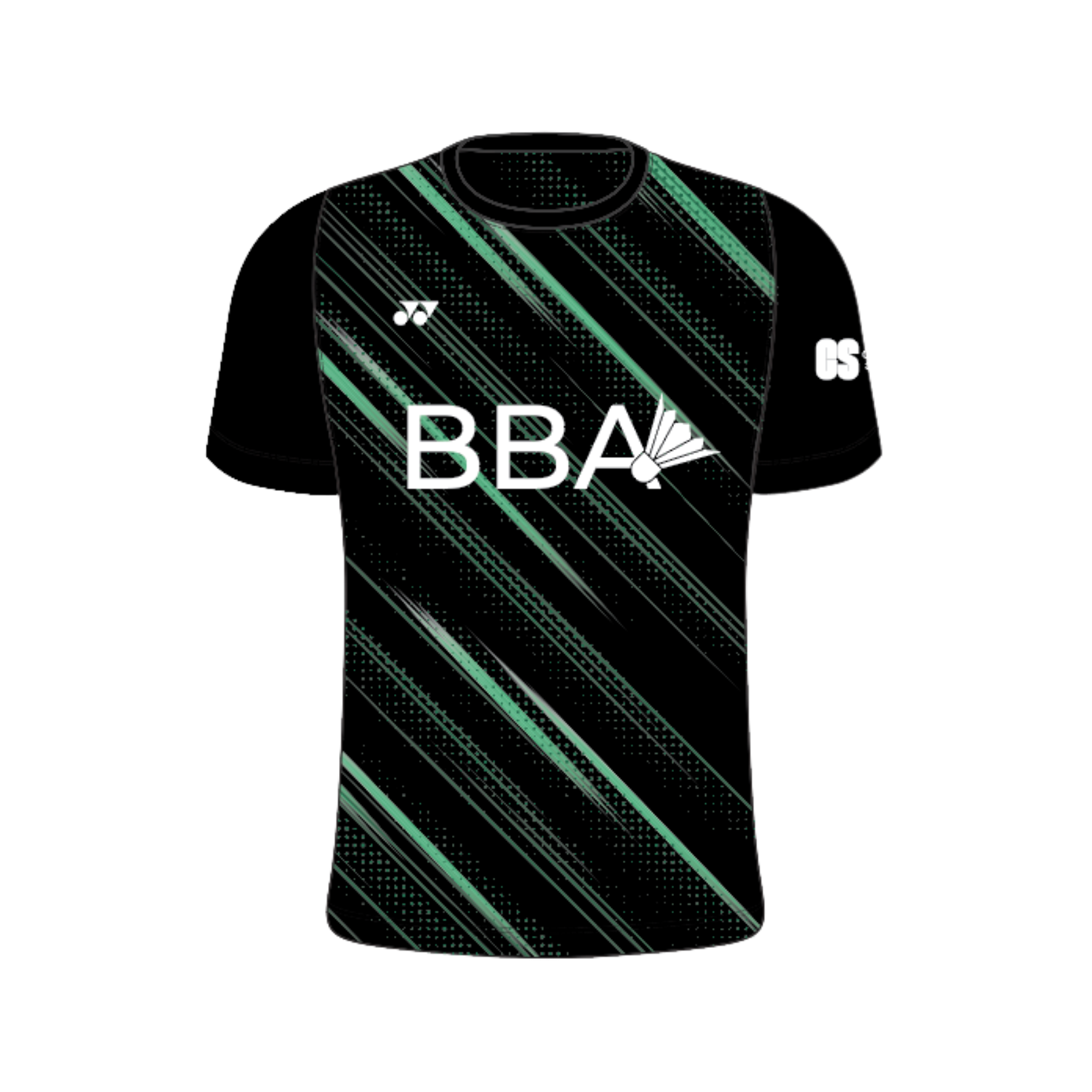Yonex Kit Teamwear BBA T011 Flash Crew Neck T-Shirt Women - Black/Green