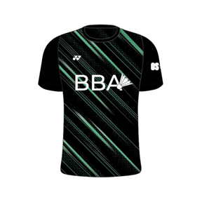 Yonex Kit Teamwear BBA T011 Flash Crew Neck T-Shirt Women - Black/Green