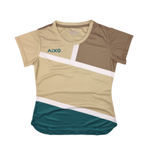 AIXO Court Womens T-Shirt - Stone by Aixo