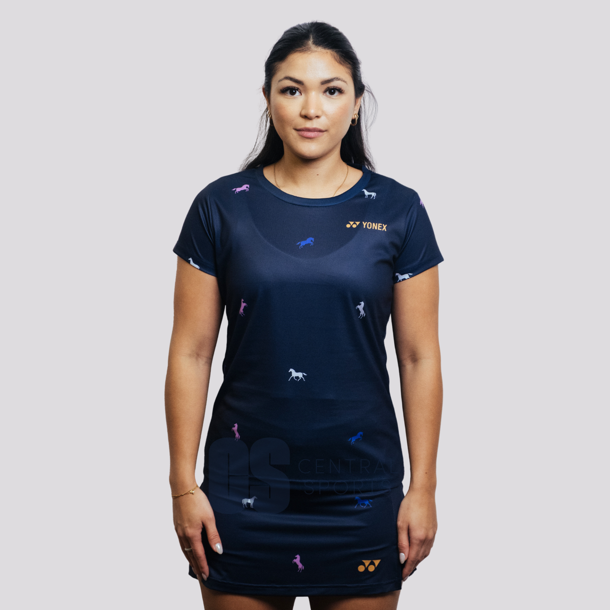 Yonex Midnight Grace – Women’s Performance Shirt (Ink Blue) Yonex CNY2026 TT C Women Ink Blue Clothing Yonex