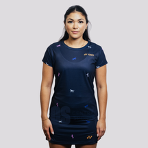 Yonex Midnight Grace – Women’s Performance Shirt (Ink Blue) Yonex CNY2026 TT C Women Ink Blue Clothing Yonex