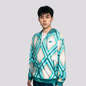 [Pre-Order] Yonex CNY2025 Diamond Unisex Zip Hood Jade/Ivory