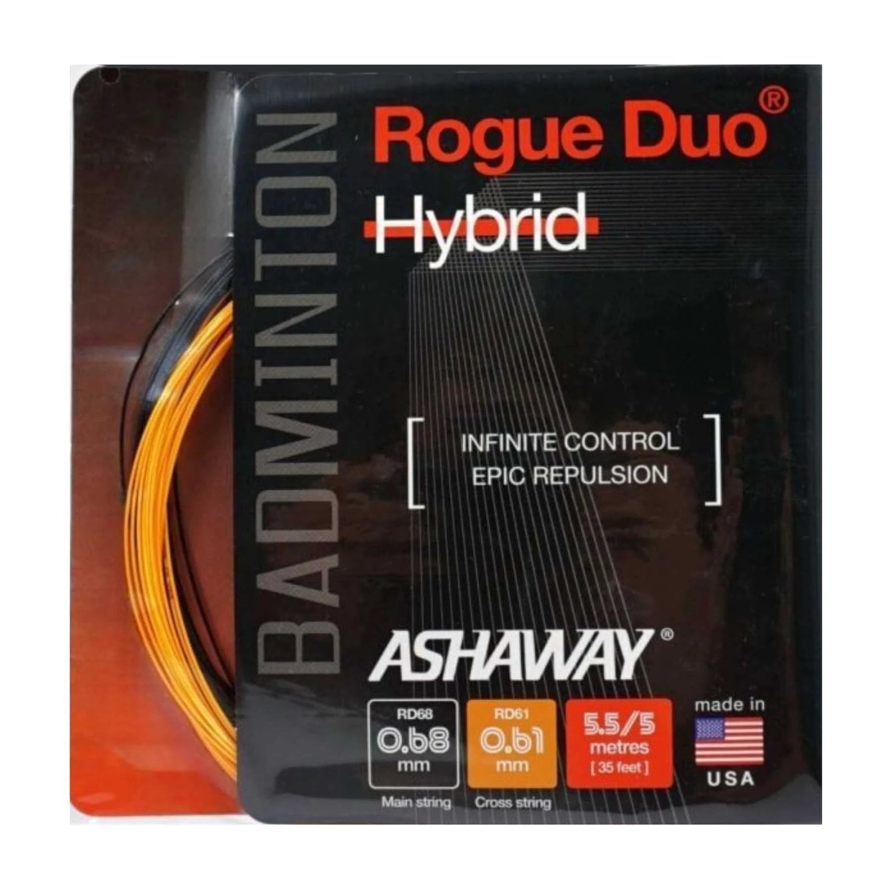 0 - £12 Badminton String Upgrades Ashaway Rogue Duo Add-on