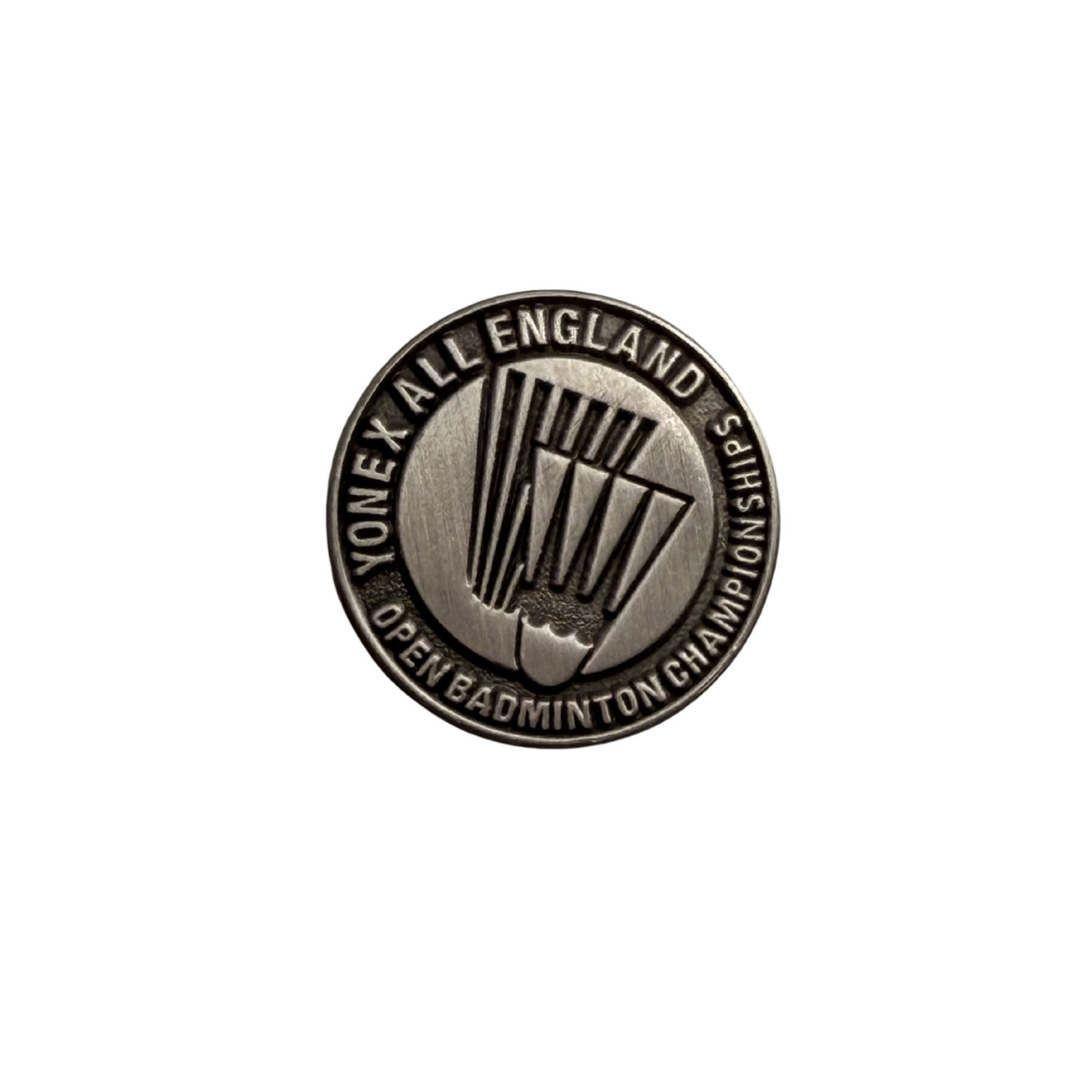 Yonex All England 1899 Pin Badge Antique Silver One Size Accessories Yonex