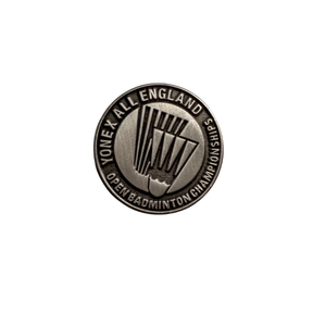 Yonex All England 1899 Pin Badge Antique Silver One Size Accessories Yonex