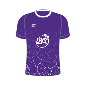 Yonex Kit T016 Quake Jones Badminton Academy T-Shirt Junior - Purple Purple Clothing Yonex