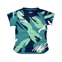 AIXO Abstract Womens T-Shirt - Navy by Aixo