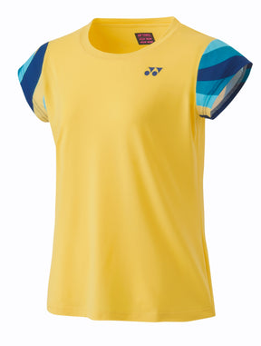 Yonex 20754EX Crew Neck Womens Shirt (Soft Yellow) MEL24