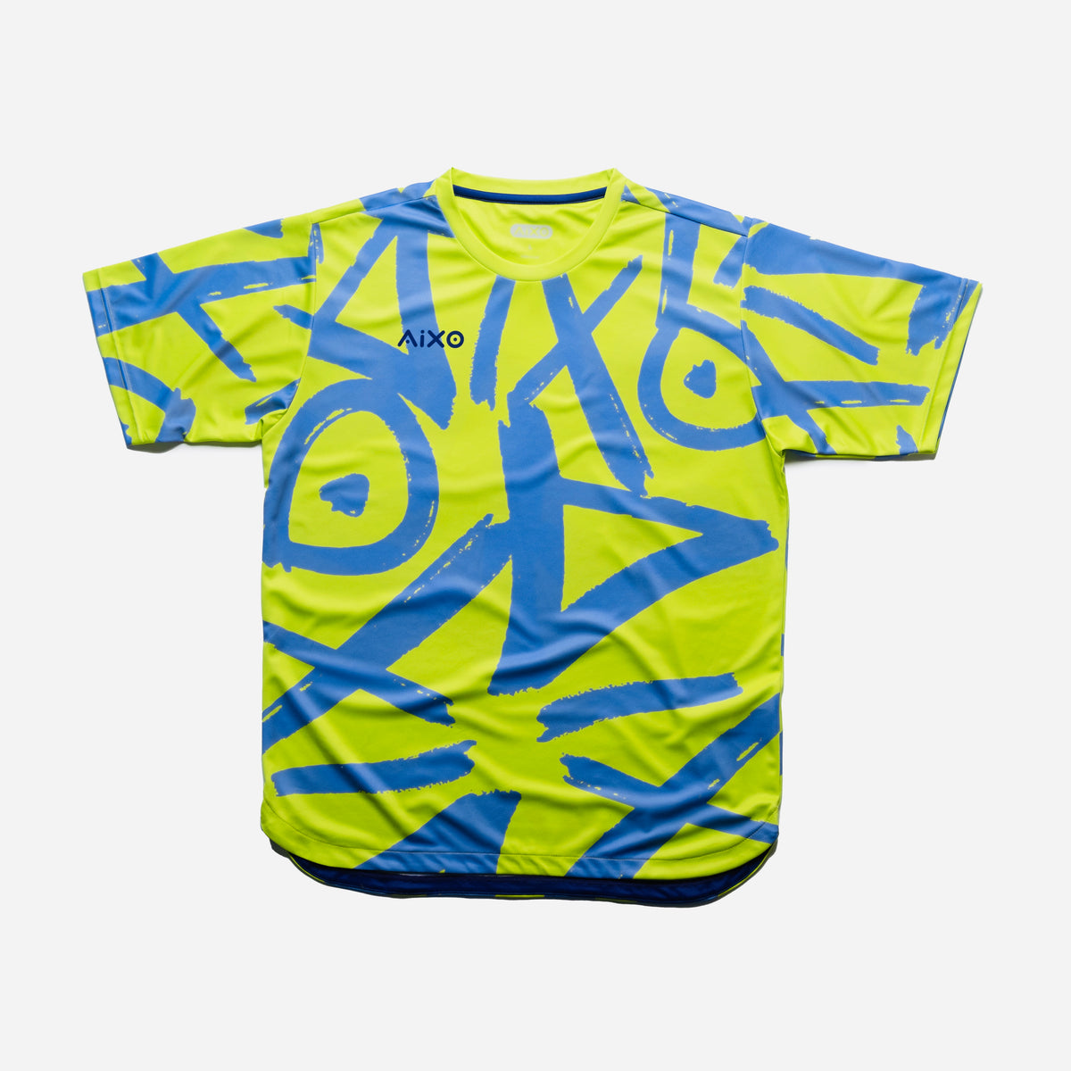 Aixo Tagged Mens T Shirt Lime