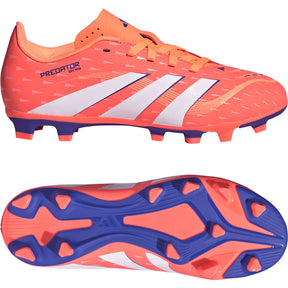 Adidas Predator Club FG/MG Football Boots Junior - Coral/White