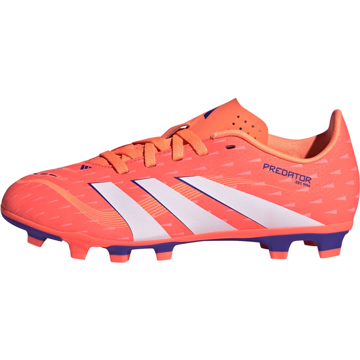 Adidas Predator Club FG/MG Football Boots Junior - Coral/White