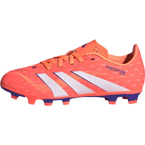 Adidas Predator Club FG/MG Football Boots Junior - Coral/White