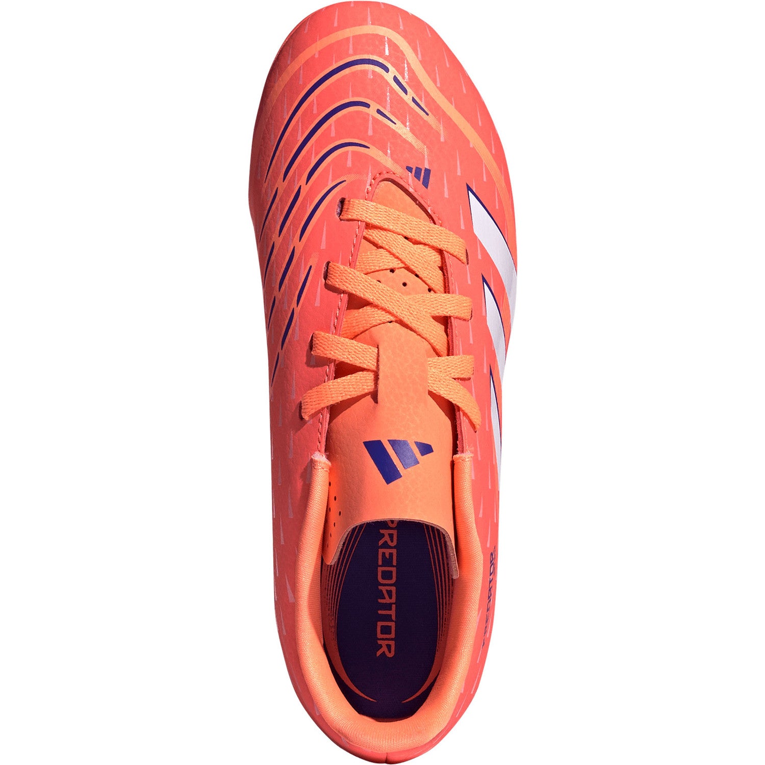 Adidas Predator Club FG/MG Football Boots Junior - Coral/White