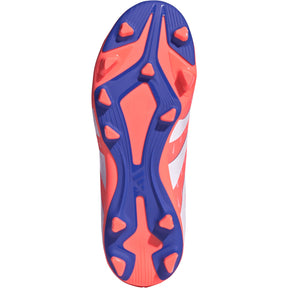 Adidas Predator Club FG/MG Football Boots Junior - Coral/White