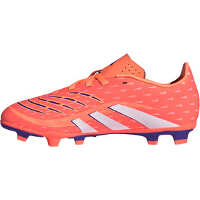 Adidas Predator Club FG/MG Football Boots Junior - Coral/White