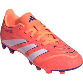Adidas Predator Club FG/MG Football Boots Junior - Coral/White