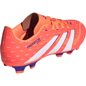 Adidas Predator Club FG/MG Football Boots Junior - Coral/White