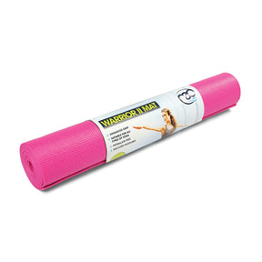Fitness Mad Warrior II Yoga Mat 4mm - Pink