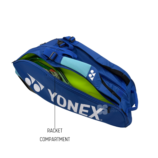 Yonex BA92426EX Pro 6 Racket Bag (Black)