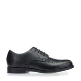 Start-Rite Brogue Pri 2745 Lace-Up School Shoes - Black Leather School Shoes Start-Rite