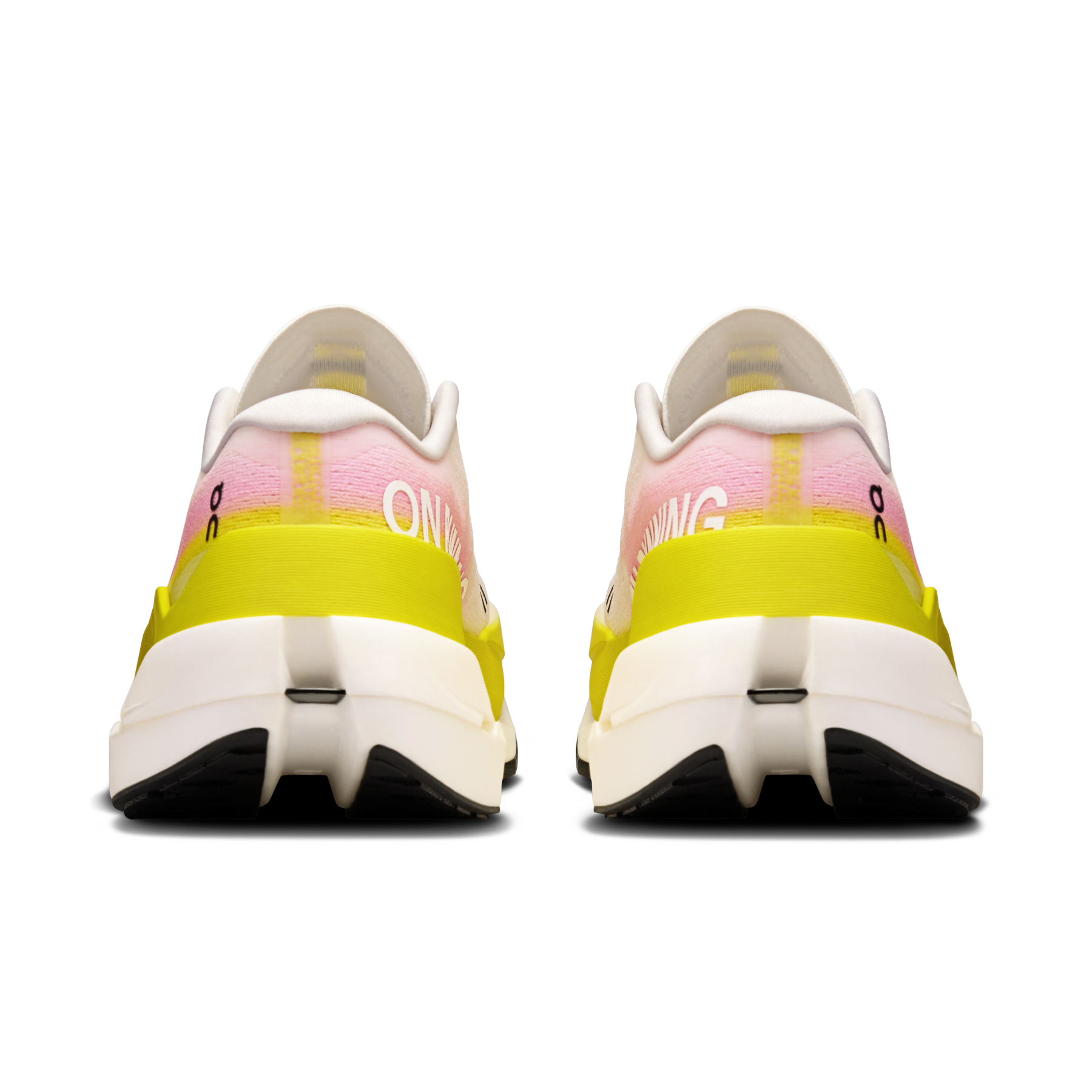 On Running Cloudboom Max Running Shoe Women - White/Yellow Running Shoes On Running