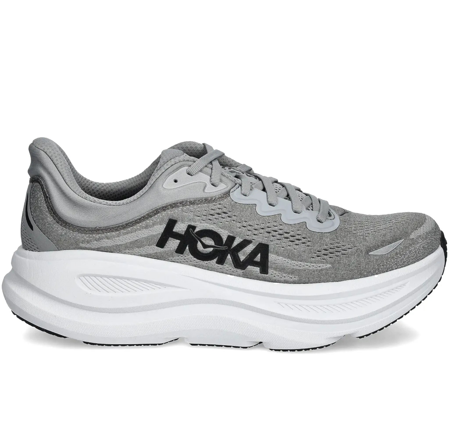 Hoka Bondi 9 Running Shoe Men - Stellar Grey/Squid Ink