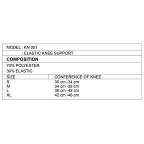 Apacs Elastic Knee Support Unisex - Beige